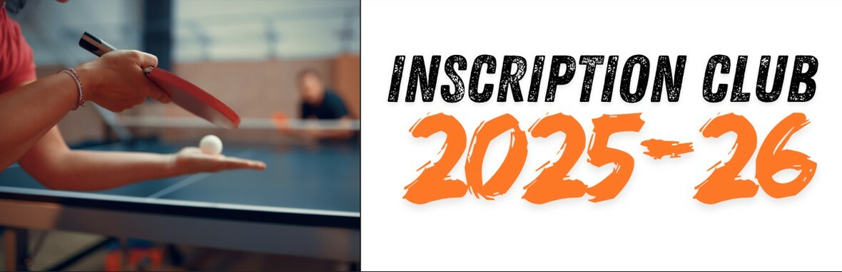 Saison 2025 26 - Inscription club