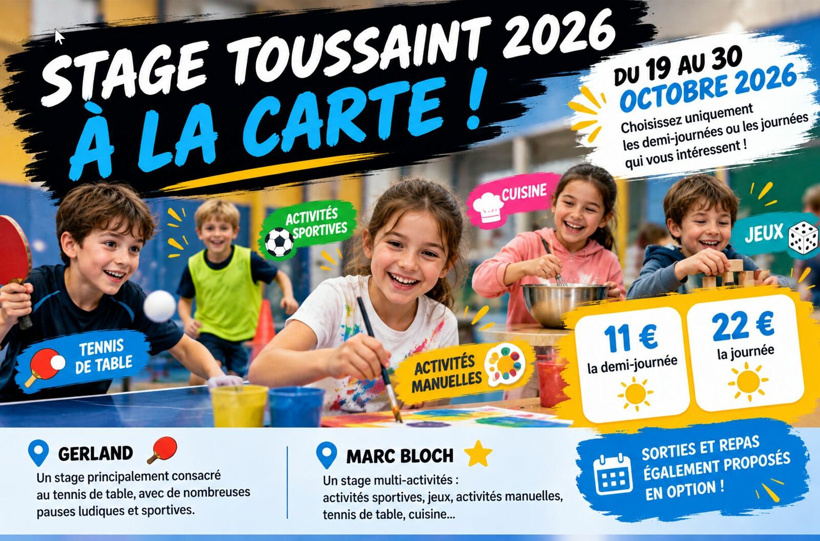Stage Toussaint 2026