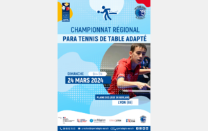 Championnat régional para tennis de table adapté