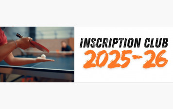 Saison 2025 26 - Inscription club