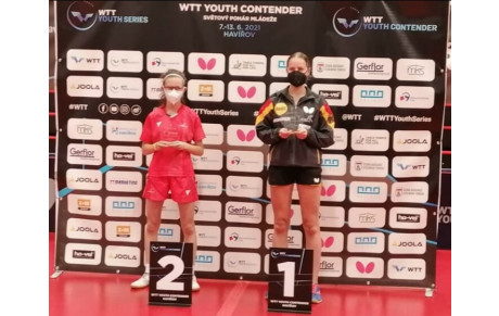 Agathe médaillée d'argent à son 1er Open International (République Tchèque)