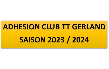 ADHESION CLUB 2023-2024
