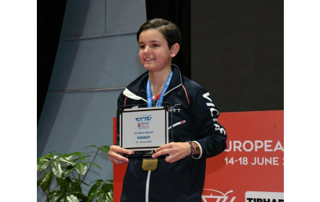 ALEXIA CHAMPIONNE D'EUROPE U13